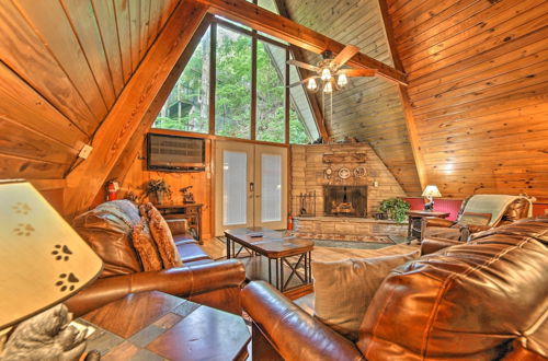 Photo 1 - A-frame Gatlinburg Cabin w/ Deck & Private Hot Tub