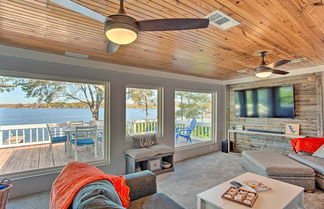 Photo 1 - Lakefront Cedar Creek Home w/ Dock & Fire Pit