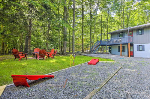 Photo 1 - Big Bass Lake Home in Gouldsboro: Wraparound Deck