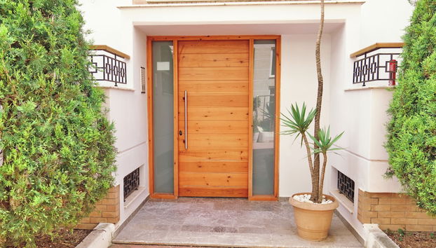 Interior entrance