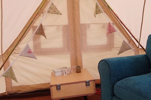 Photo 12 - Chestnut Luxury Emperor Bell Tent, With log Burner