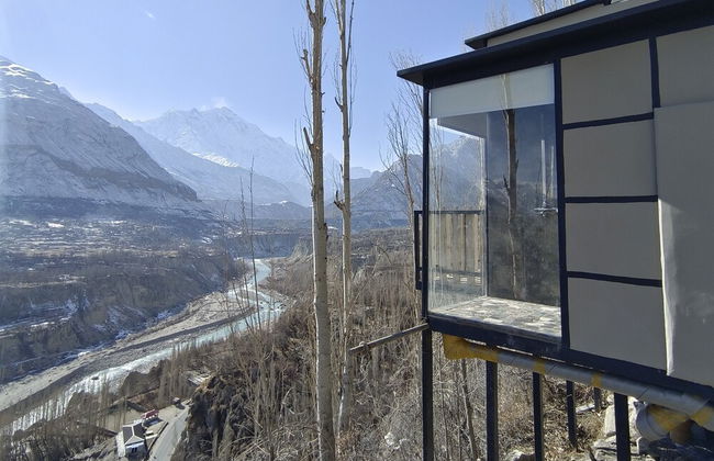 Stunning Cliff-edge 2-bedroom Chalet in Karimabad - Foto 11