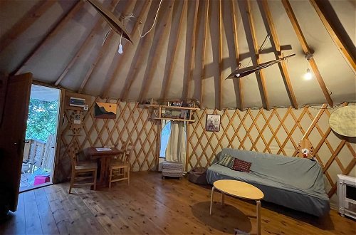 Photo 4 - Yurt Located in a Little oak Grove. Natural and a Private Experience