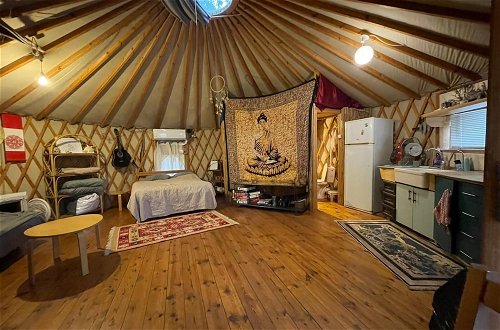 Photo 15 - Yurt Located in a Little oak Grove. Natural and a Private Experience