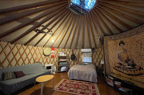 Photo 6 - Yurt Located in a Little oak Grove. Natural and a Private Experience