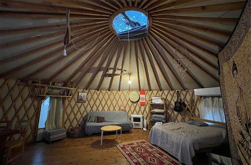 Photo 3 - Yurt Located in a Little oak Grove. Natural and a Private Experience