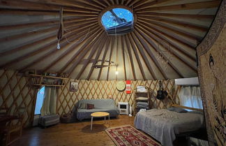 Photo 3 - Yurt Located in a Little oak Grove. Natural and a Private Experience