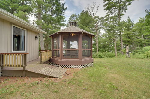 Photo 32 - Lakefront Chetek Haven: Dock, Screened Gazebo