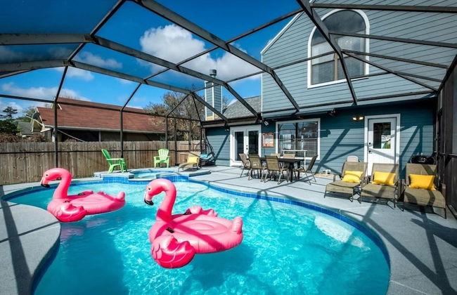 Twin Palms Beach House - Pool Hottub Game Room - Foto 26