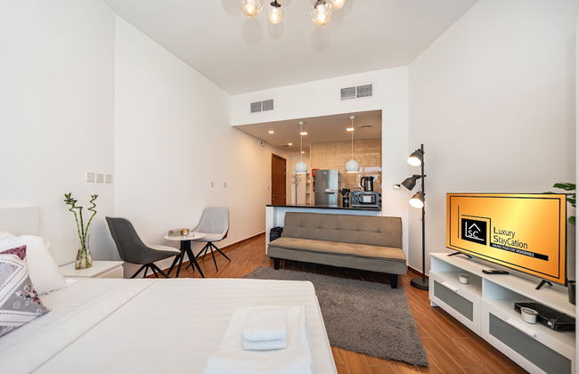 Luxury StayCation - Al Jawhara Tower Studio Apt in the Heart of Dubai - Foto 9