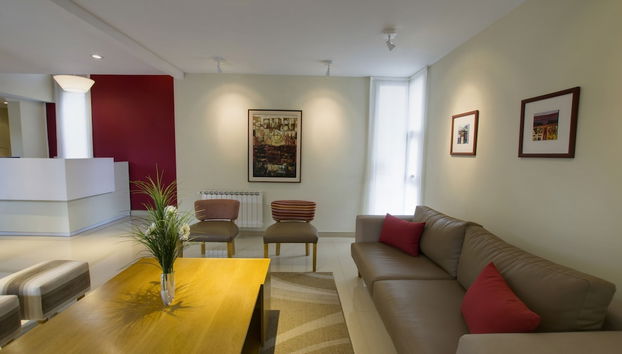 Lobby sitting area