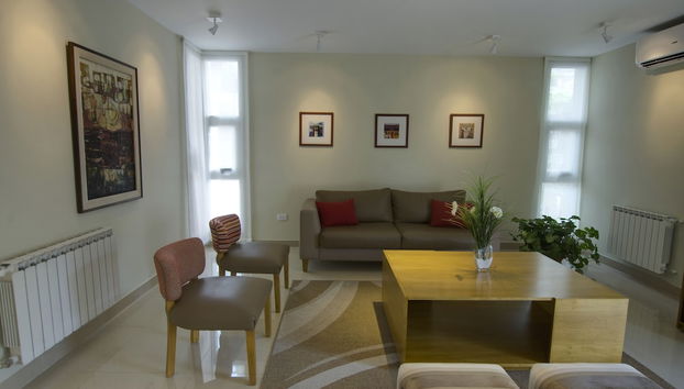 Lobby sitting area