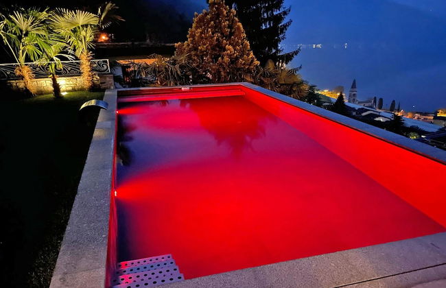 Villa in Bissone with swimming pool and garden - Foto 13