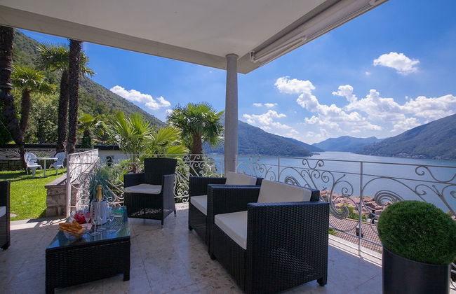 Villa in Bissone with swimming pool and garden - Foto 10
