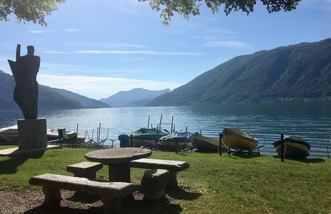 Villa in Bissone with swimming pool and garden - Foto 21