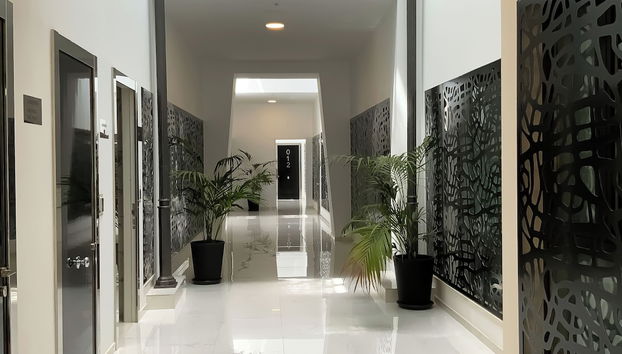 Interior entrance