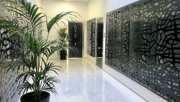 Interior entrance