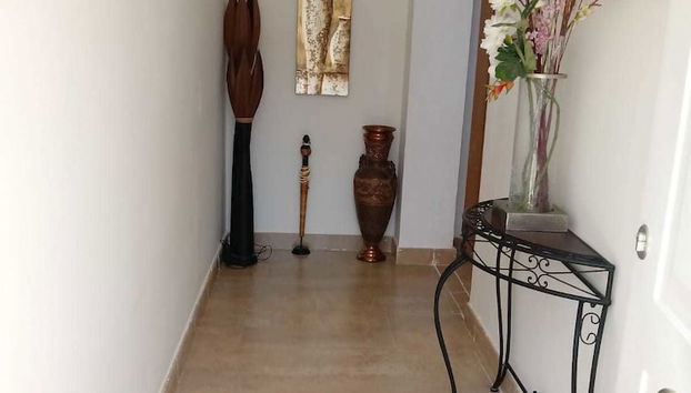 Interior entrance