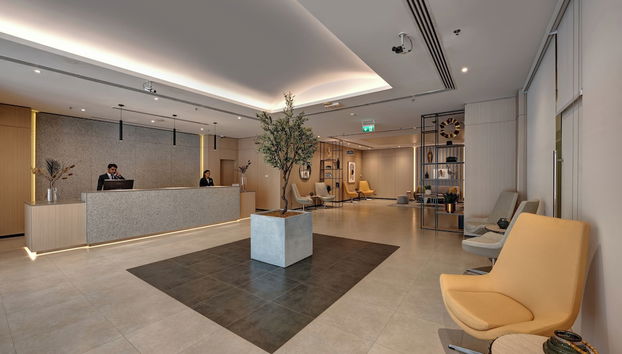 Sitzecke in der Lobby