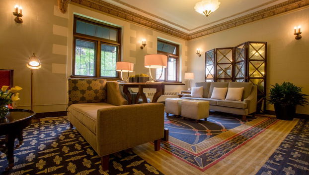 Sitzecke in der Lobby