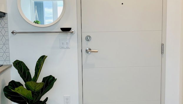 Interior entrance