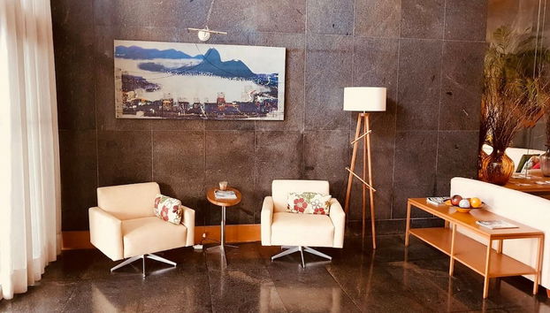 Sala de estar do lobby
