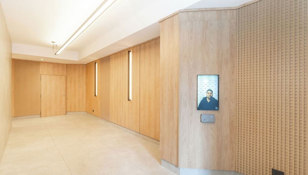 Interior entrance