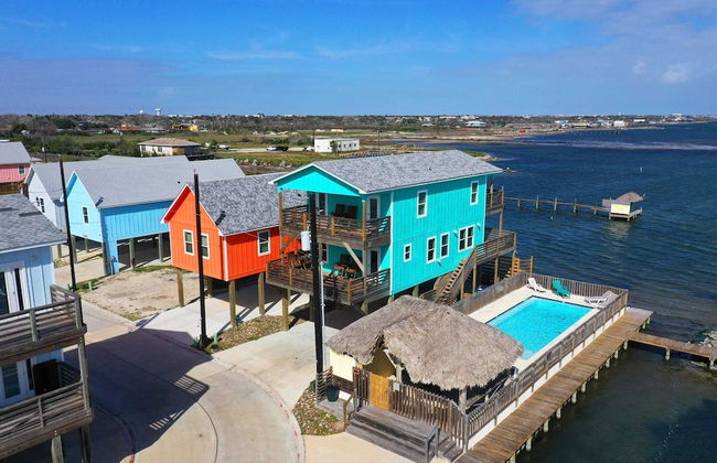 Sleeps 26 2 Homes w/ Waterfront Pool + Boat Dock Laguna Village Escape - Foto 38