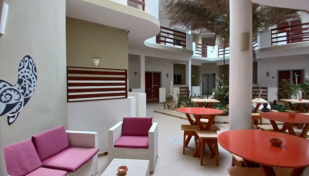 Sala de estar do lobby