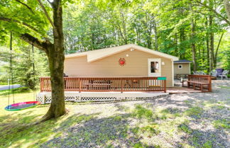 Photo 1 - Tree-lined Pocono Lake Retreat: Walk to Beaches