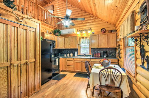 Photo 10 - Smoky Mountain Rustic Log Cabin w/ Furnished Patio