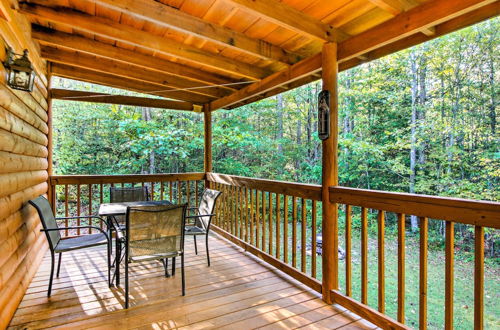 Photo 3 - Smoky Mountain Rustic Log Cabin w/ Furnished Patio