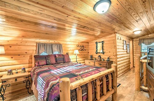 Photo 22 - Smoky Mountain Rustic Log Cabin w/ Furnished Patio