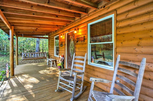 Photo 21 - Smoky Mountain Rustic Log Cabin w/ Furnished Patio