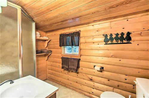 Photo 17 - Smoky Mountain Rustic Log Cabin w/ Furnished Patio