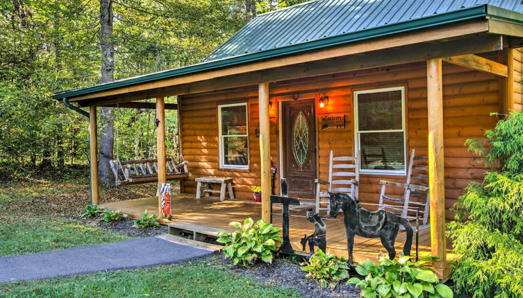 Photo 1 - Smoky Mountain Rustic Log Cabin w/ Furnished Patio