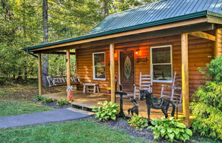 Photo 1 - Smoky Mountain Rustic Log Cabin w/ Furnished Patio