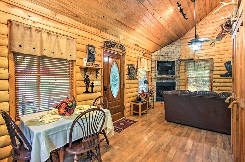 Photo 20 - Smoky Mountain Rustic Log Cabin w/ Furnished Patio