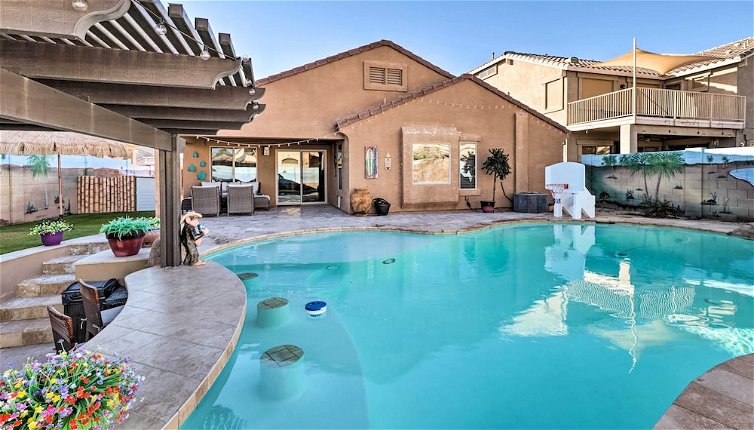 Photo 1 - Maricopa Home w/ Swim-up Bar, Heated Pool & Slide