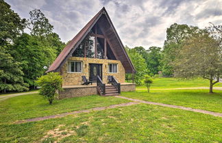 Photo 1 - A-frame Cabin w/ Hot Tub, Walk to Kentucky Lake