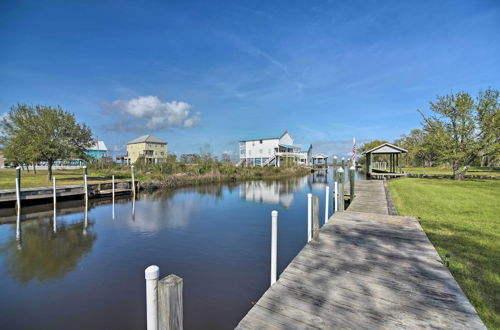 Photo 12 - Fish at Canalfront Bay St Louis Home - Dock & Deck