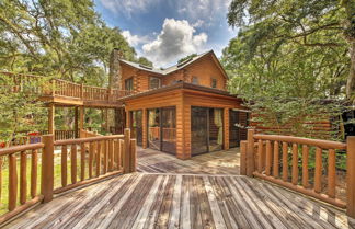 Photo 1 - Quiet Inverness Log Cabin w/ Furnished Deck