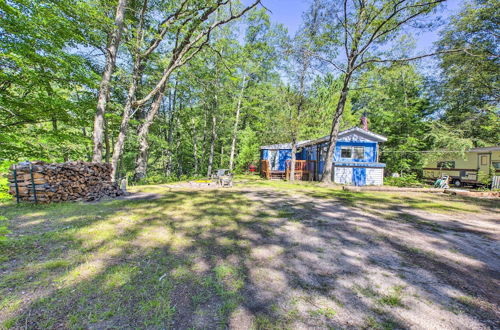 Photo 8 - Little Manistee Riverfront Cabin w/ Fire Pit