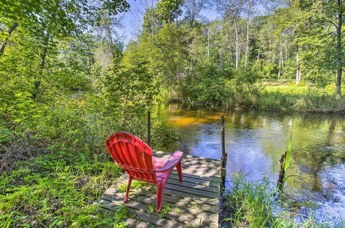 Photo 17 - Little Manistee Riverfront Cabin w/ Fire Pit