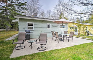 Photo 1 - Charlevoix Cabin w/ Patio & Grill - Steps to Lake