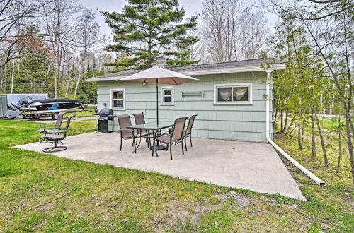 Photo 4 - Charlevoix Cabin w/ Patio & Grill - Steps to Lake