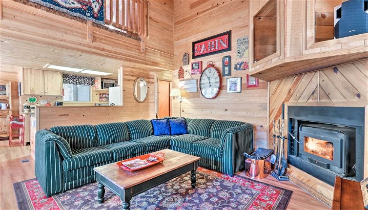 Photo 1 - Cozy Cabin w/ Fireplace, Covered Deck & Gas Grill
