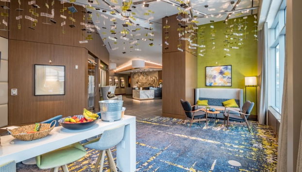 Sala de estar do lobby