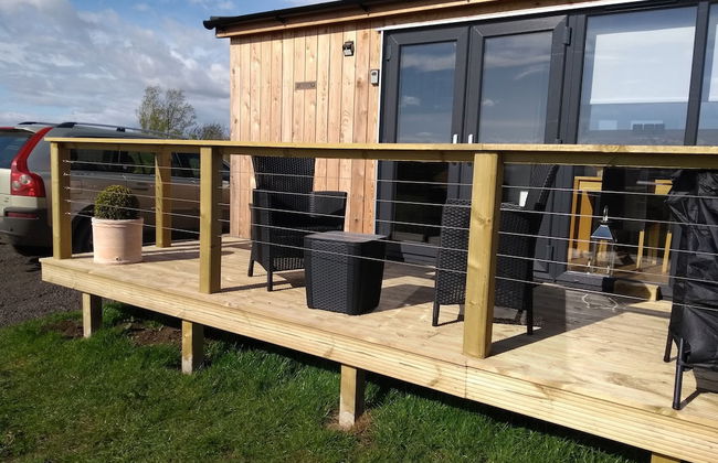 Cleeves Cabins, Arran Luxury Lodge With hot tub - Foto 31