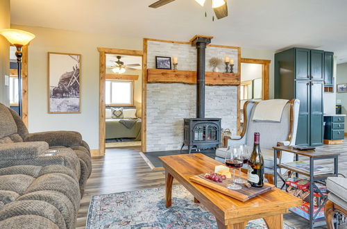 Photo 7 - Idyllic Rye Cabin: Deck w/ Mountain Views